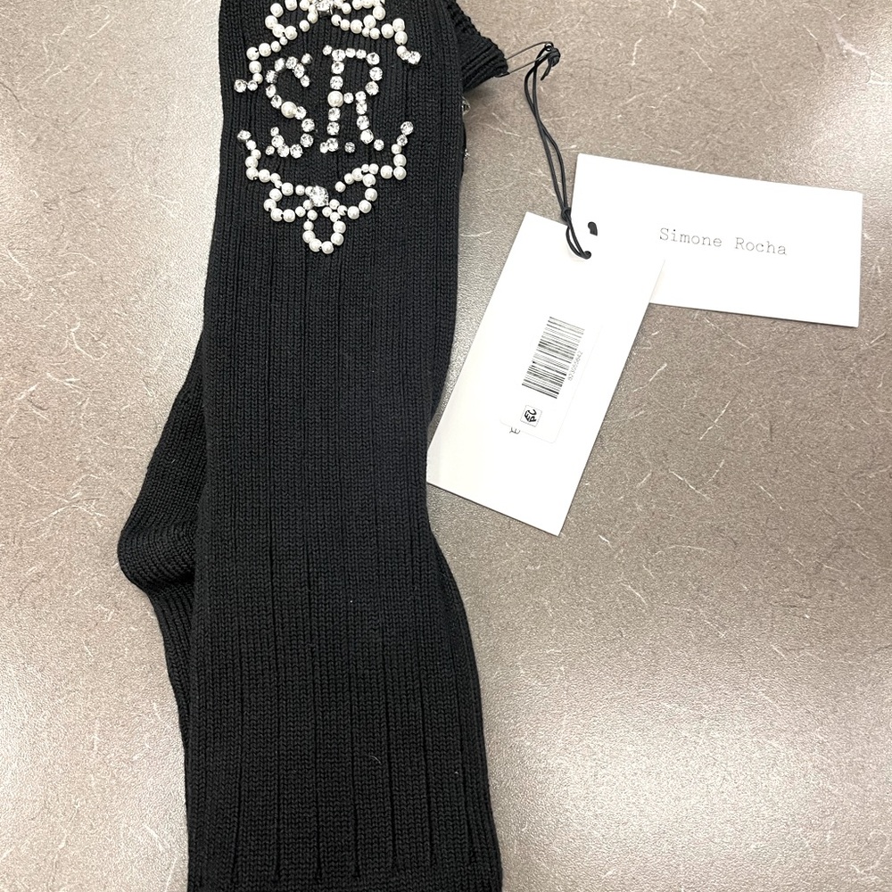 Brand New Simone Rocha Chunky Knit Sock